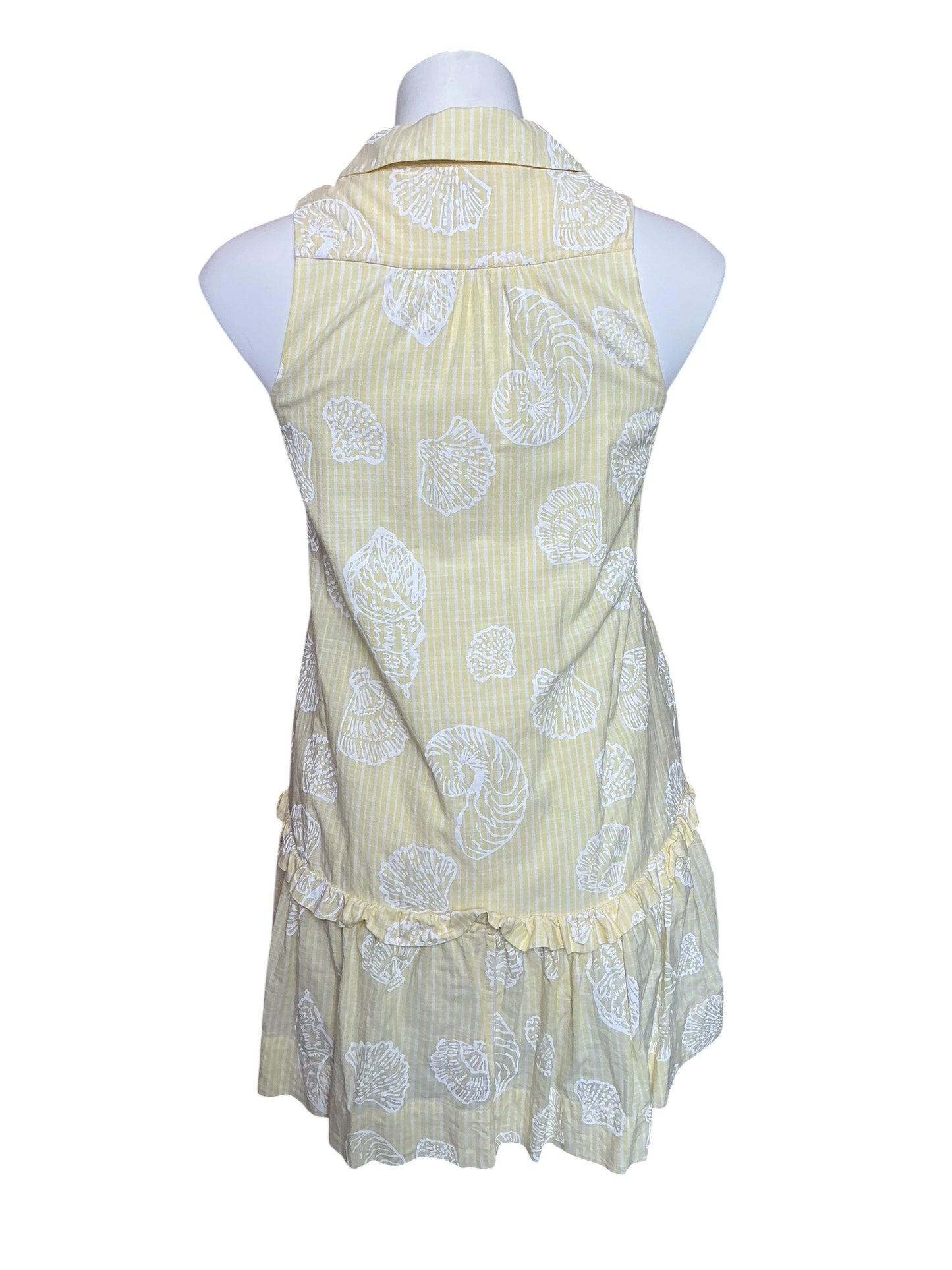 Lilly Pulitzer Caylinn Sleeveless Popover Dress Honeycomb Pigment Printed Secret Stripe - Size XXS
