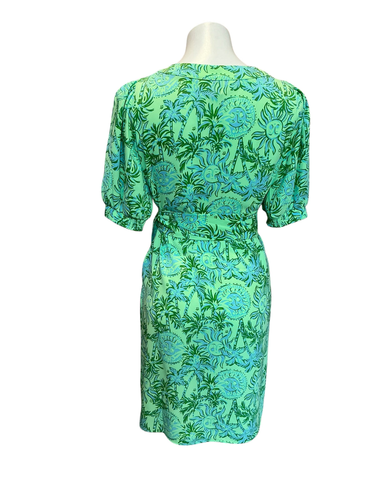 Lilly Pulitzer NWT Olivine Short Sleeve Sleeve Dress Cool Mint Catchin Rays - Size 8