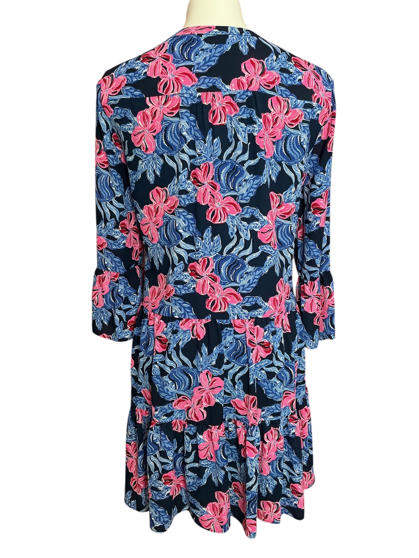 Lilly Pulitzer Gabriel Tunic Dress Low Tide Navy It’s Ofishell - Size 12