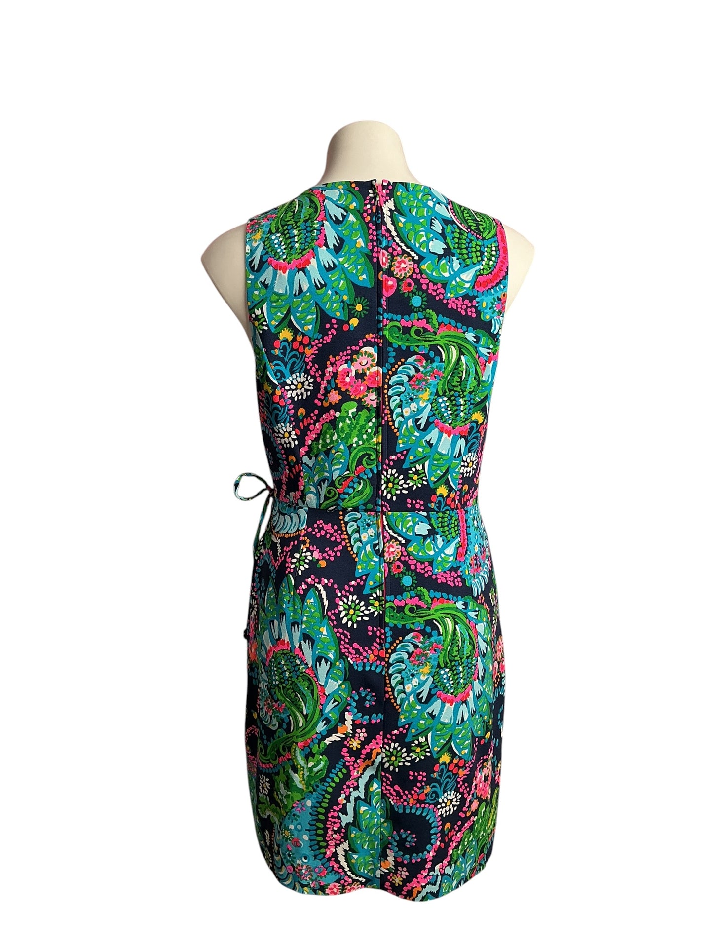 Lilly Pulitzer- Donatella Shift Dress Multi Take Me To Sea Size 8