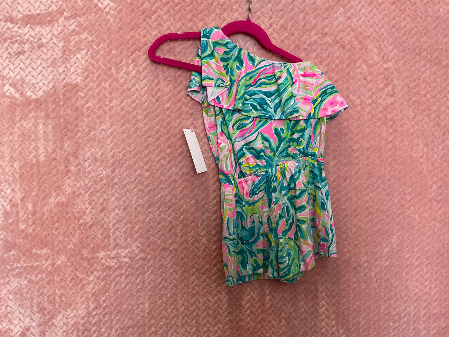 Lilly Pulitzer Girl Sansa Romper One in A Melon Size XS 2-3
