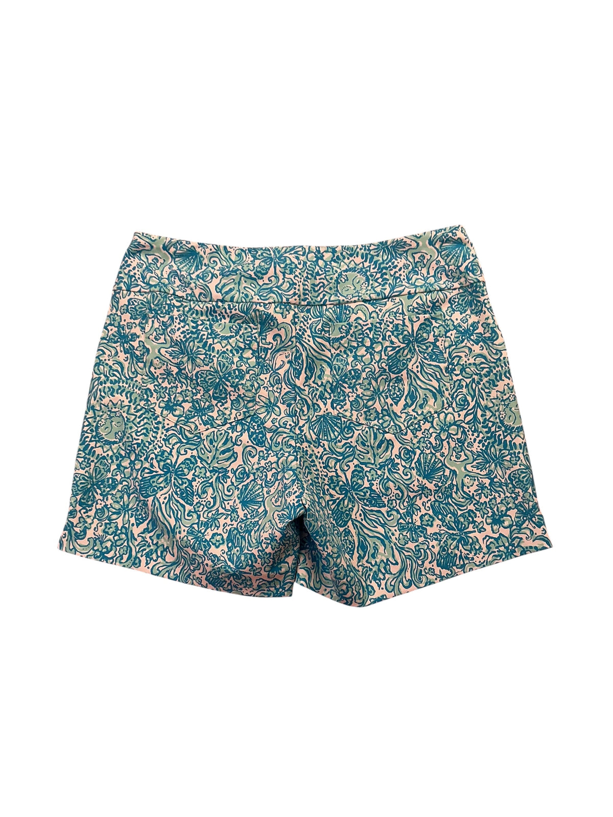 Lilly Pulitzer Nakia Short UPF 50+ Resort White Took Me By Sunrise - Size 10