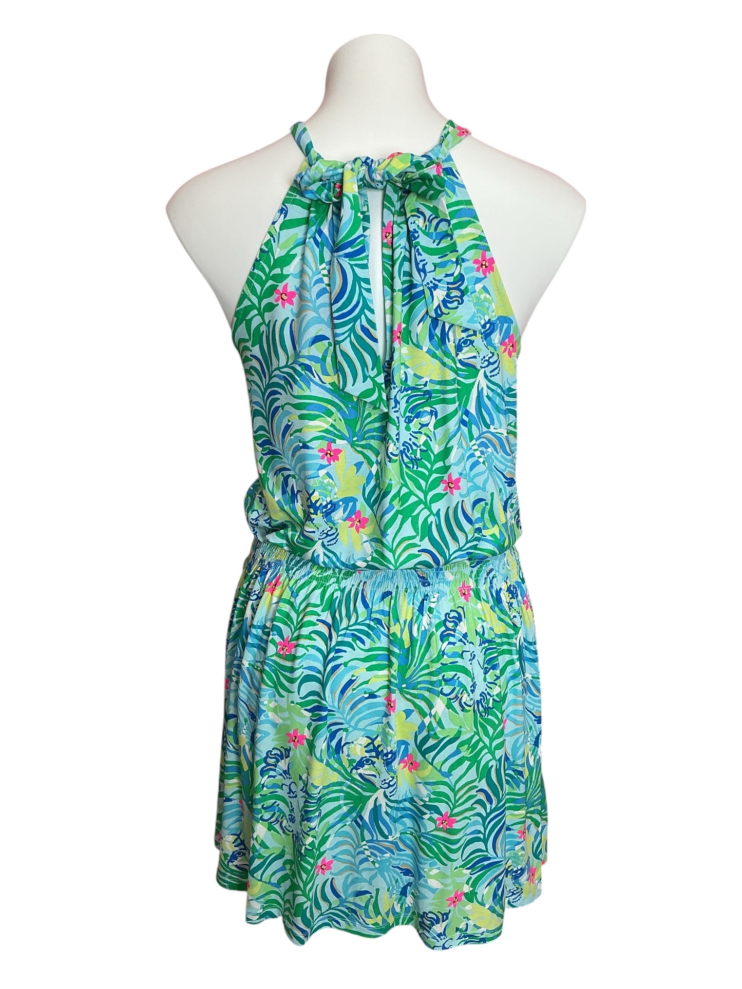 Lilly Pulitzer NWT Shirelle Skirted Romper Multi Via Parigi - Size L