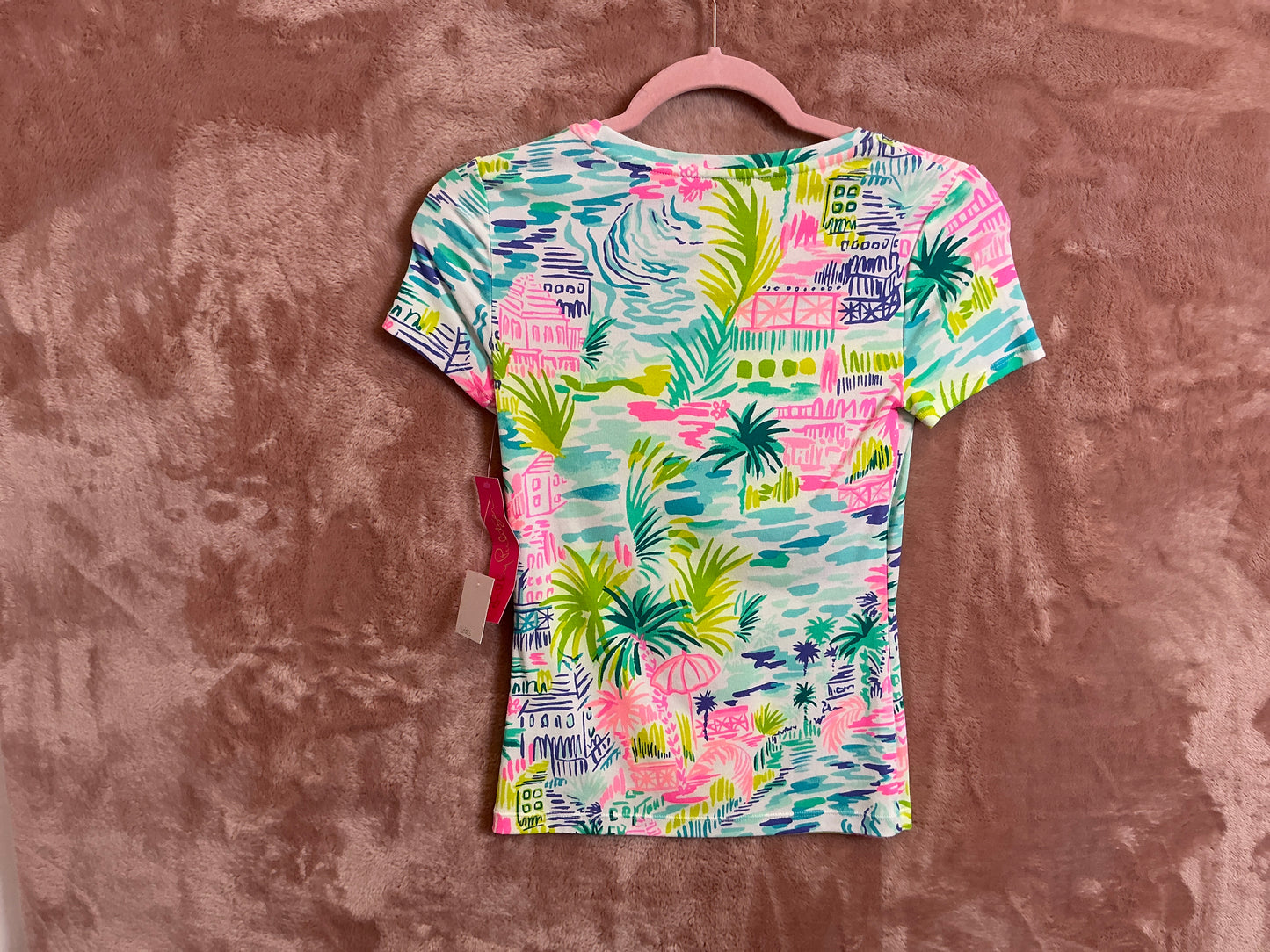 Lilly Pulitzer Top NWT - Halee Top - Multi - Private Island - Size XXS