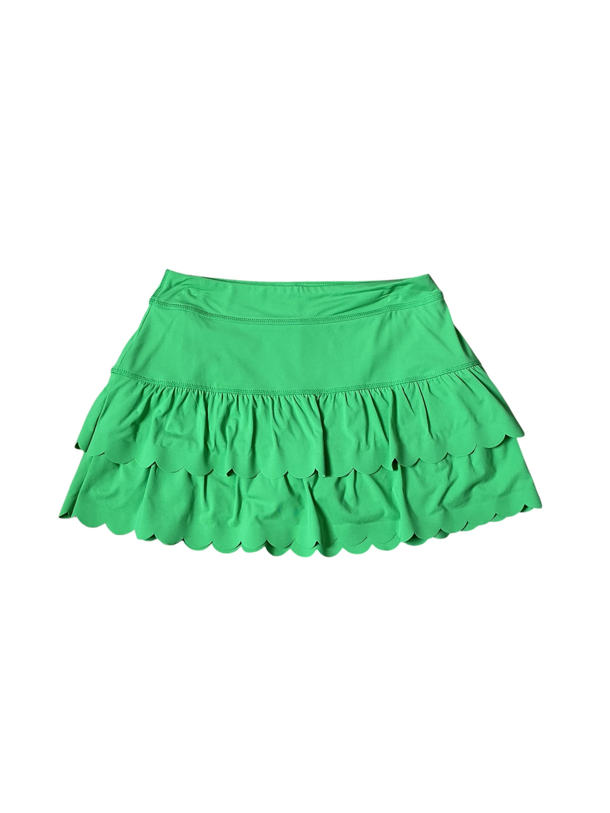Lilly Pulitzer Luxletic Miesha Scallop Skort Chateau Green - Size S