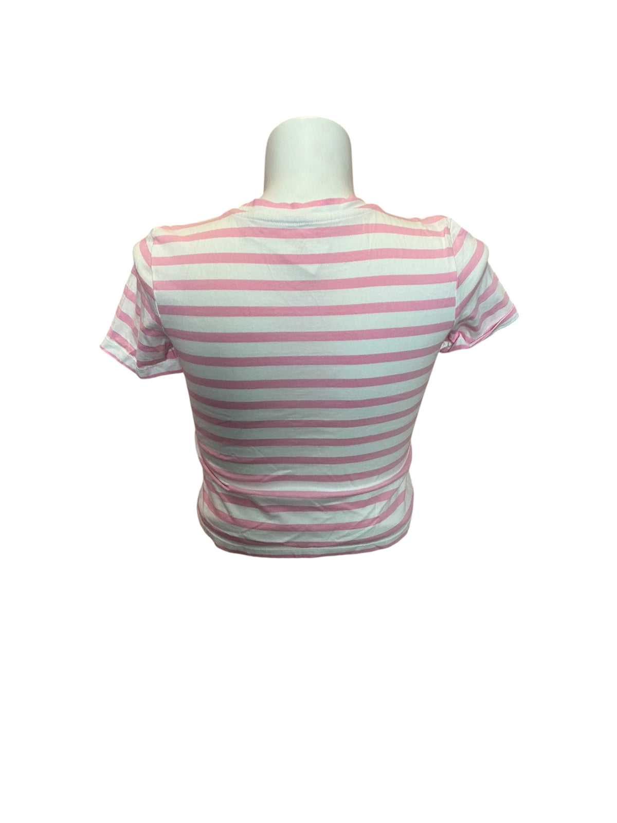 Lilly Pulitzer Keenan Knit Top Conch Shell Pink Striped - Size XS