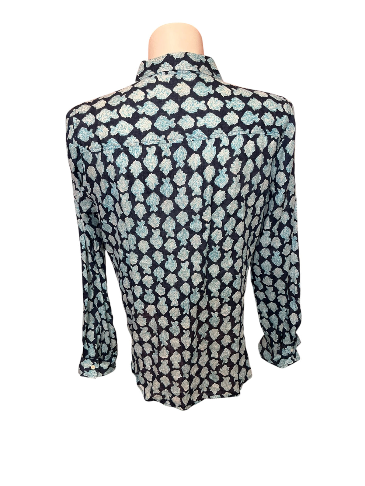 Lilly Pulitzer Sea View Button Down Pineapple Party - Size XL