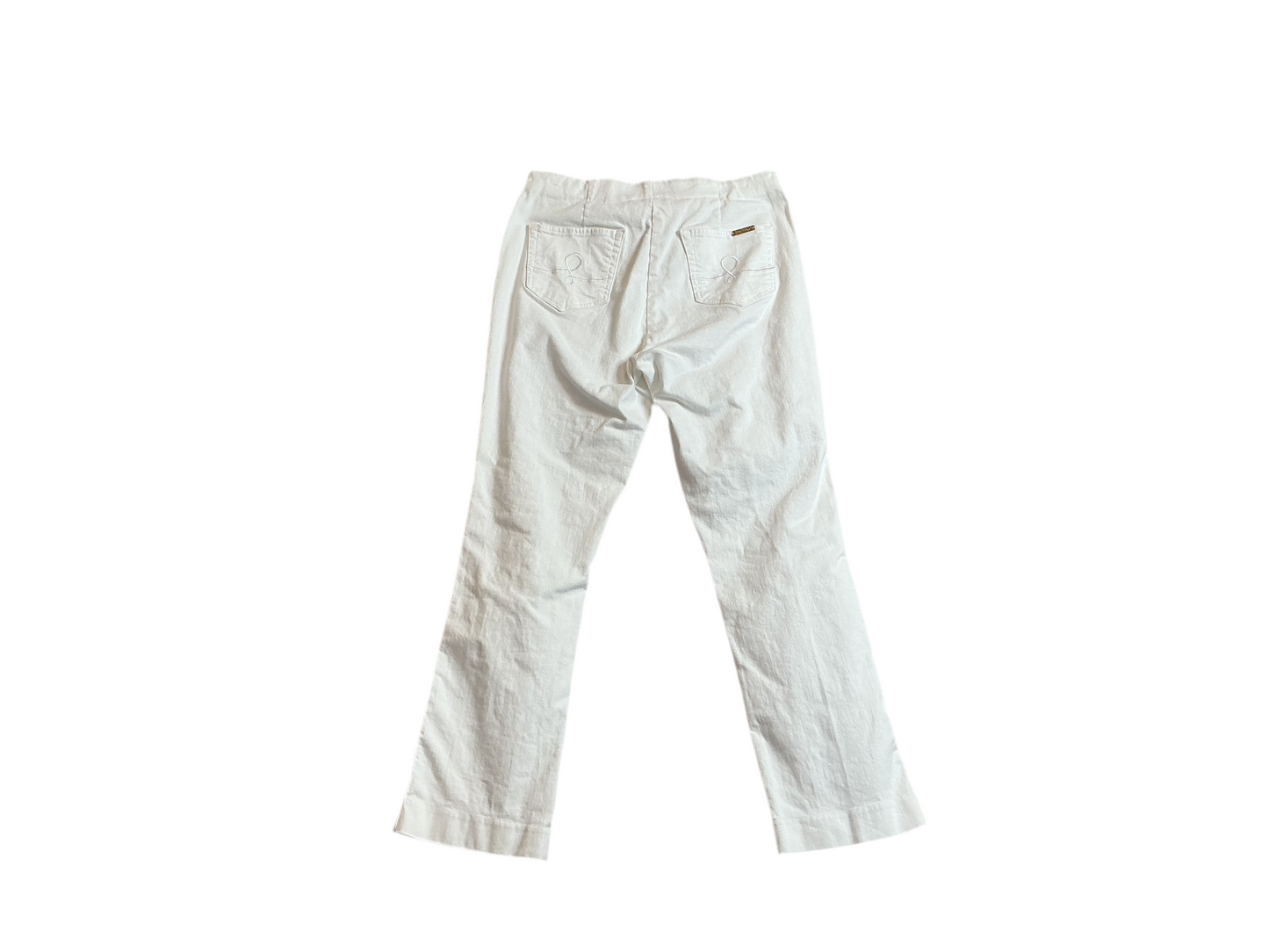 Lilly Pulitzer Ana High Rise Straight Leg Pants Resort White - Size 12
