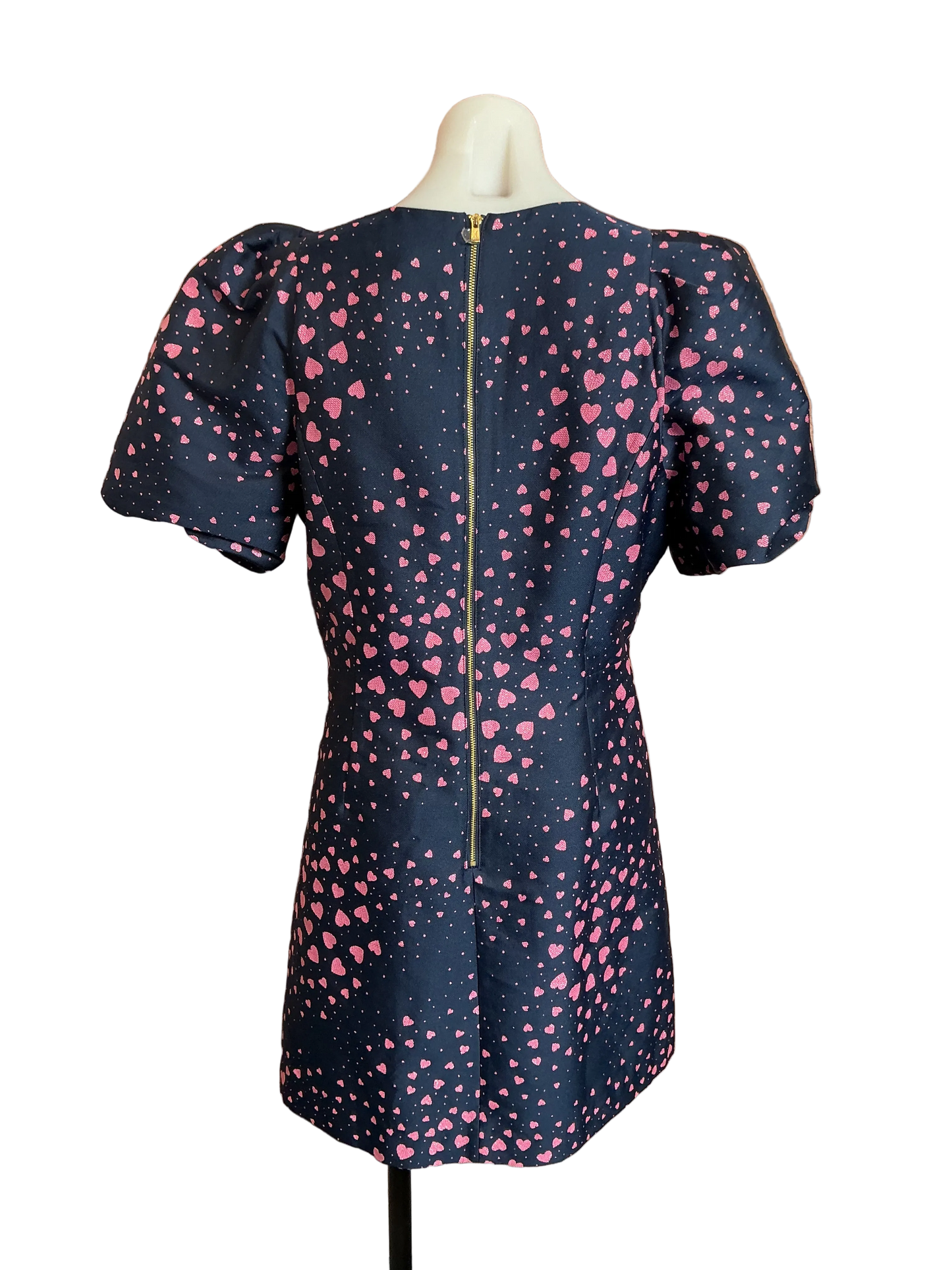 Lilly Pulitzer NWT Ailani Dress True Navy Heart Jacquard - Size 14