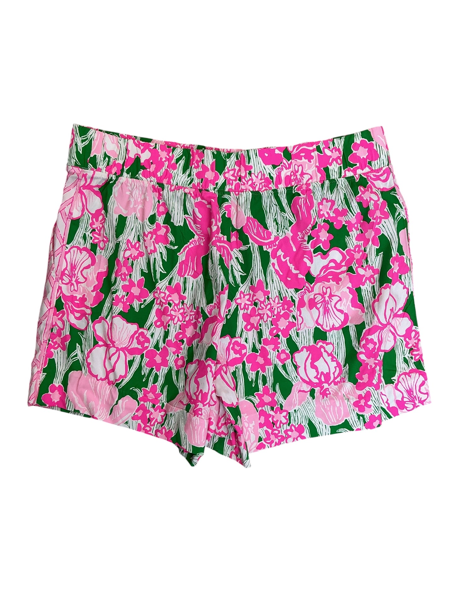 Lilly Pulitzer NWT Bal Harbour Stretch Shorts Putting Green Hannah Engineered - Size M