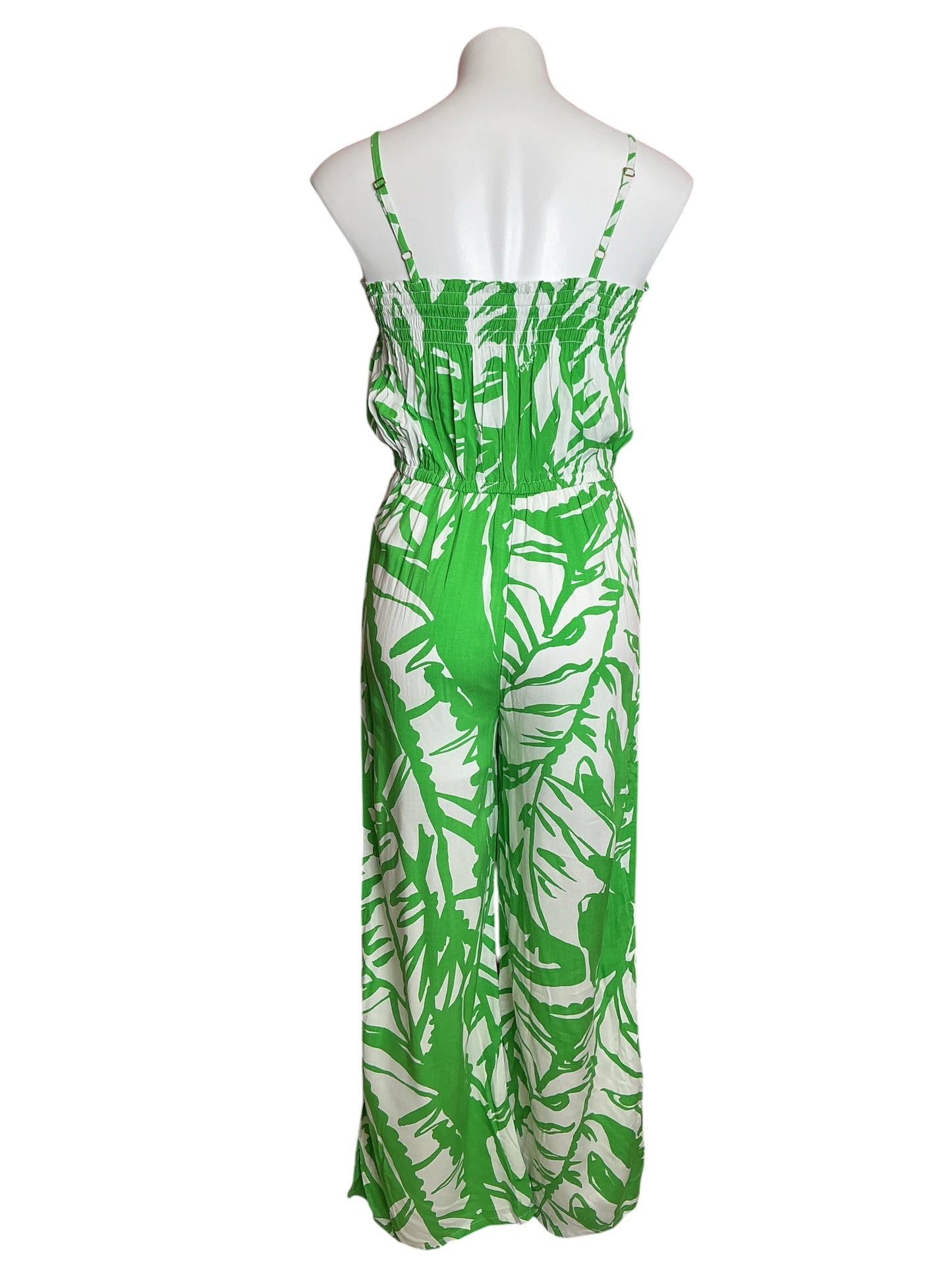 Lilly Pulitzer NWT Wide Leg Jumpsuit Boom Boom Green - Size XL