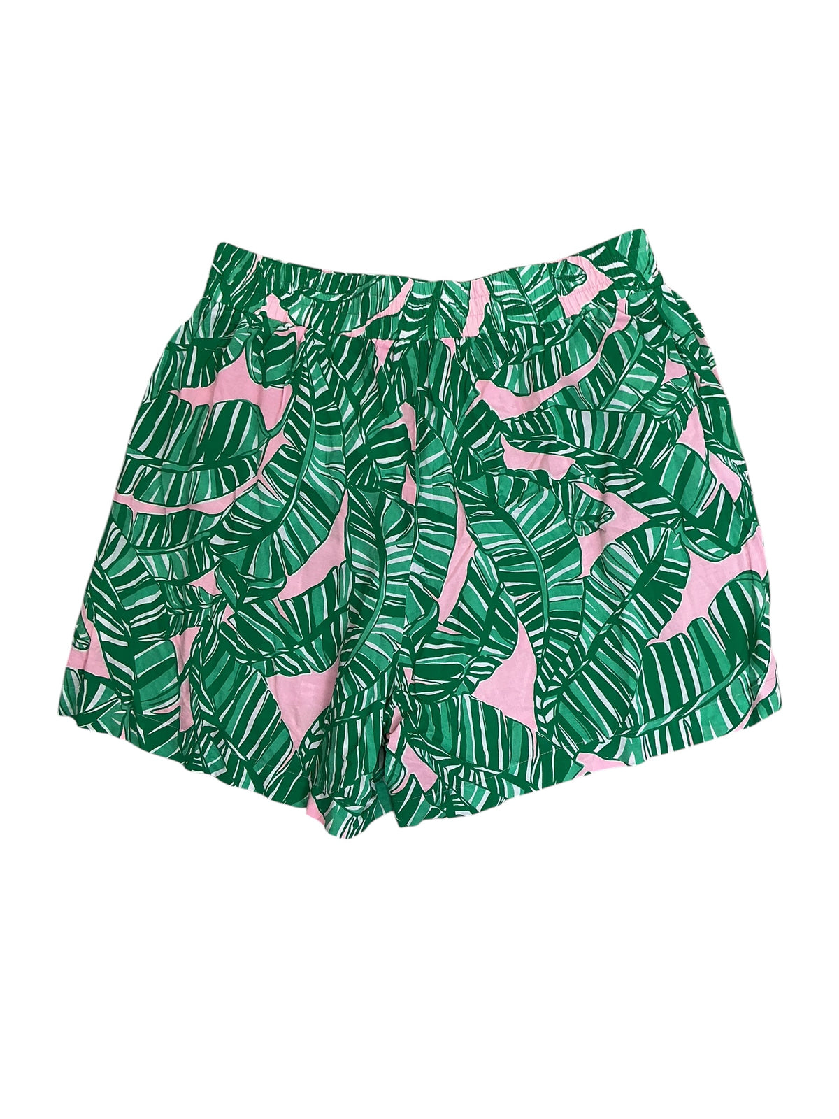 Lilly Pulitzer Riv Cover-Up Shorts Conch Shell Pink Let's Go Bananas - Size M
