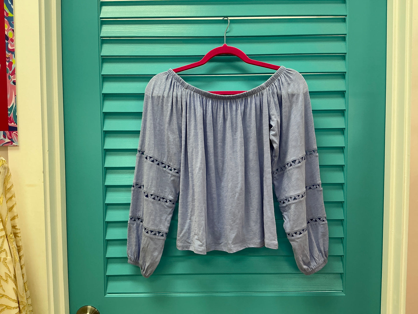 Lilly Pulitzer NWT Katt Top Perwinkle Purple - Size XS