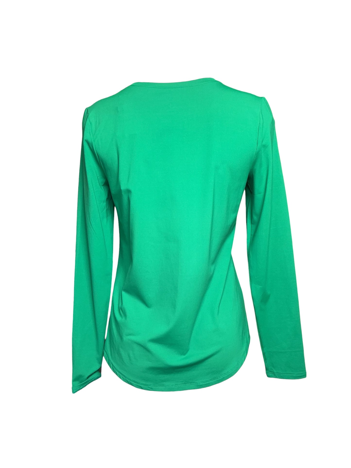 Lilly Pulitzer NWT Westley Long Sleeve Active Tee UPF 50+ - Fiddle Leaf Green - Size XS