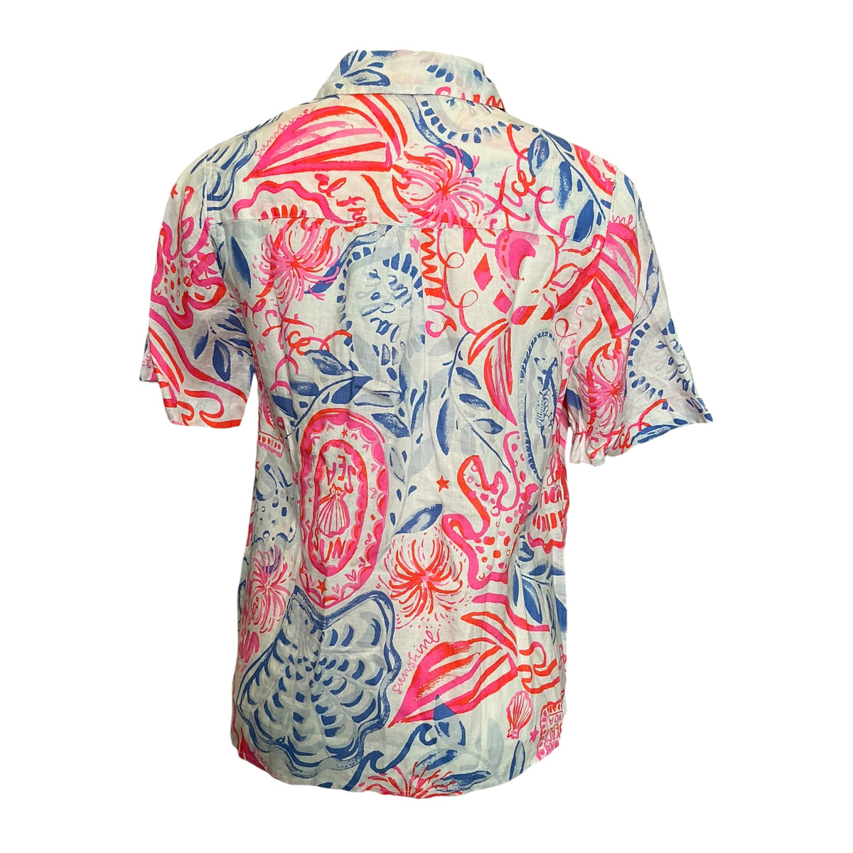 Lilly Pulitzer NWT Ridoc Top Resort White Sun Sea Sand - Size S