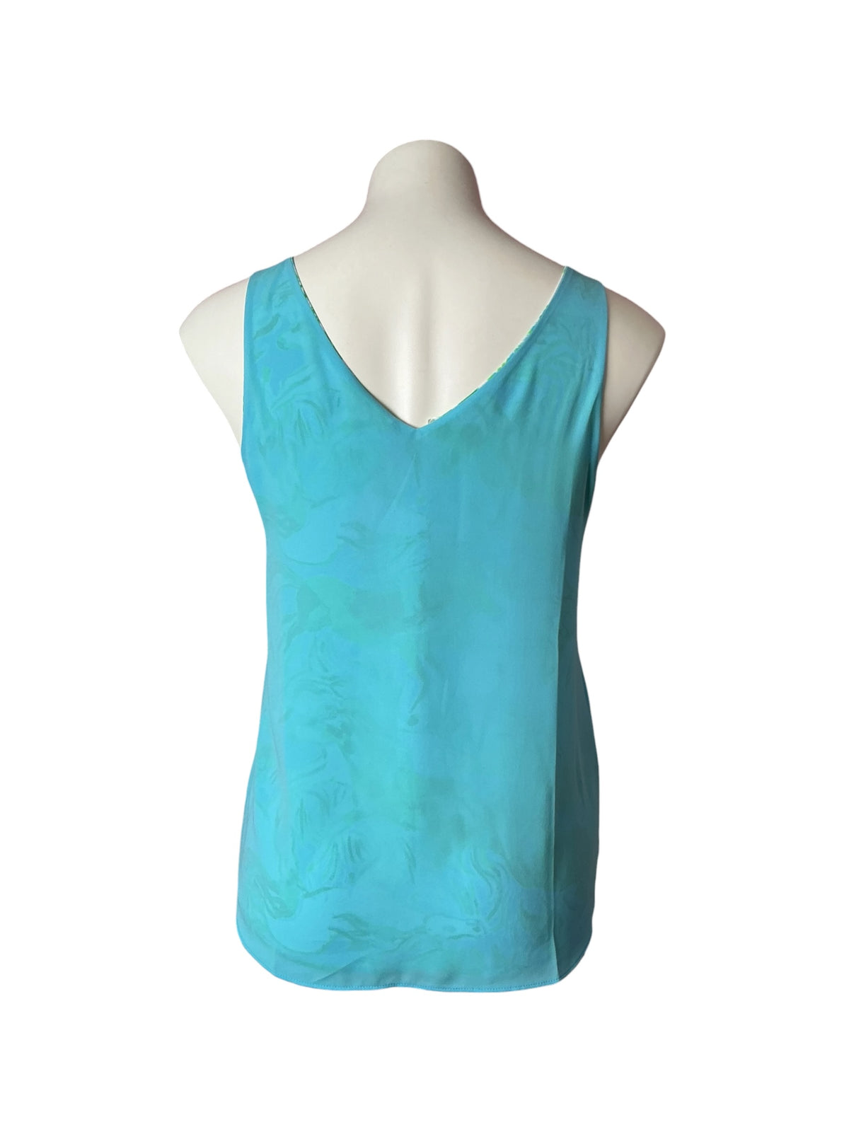 Lilly Pulitzer Florin Reversible Top Capri Blue Galloping Gals - Size XS