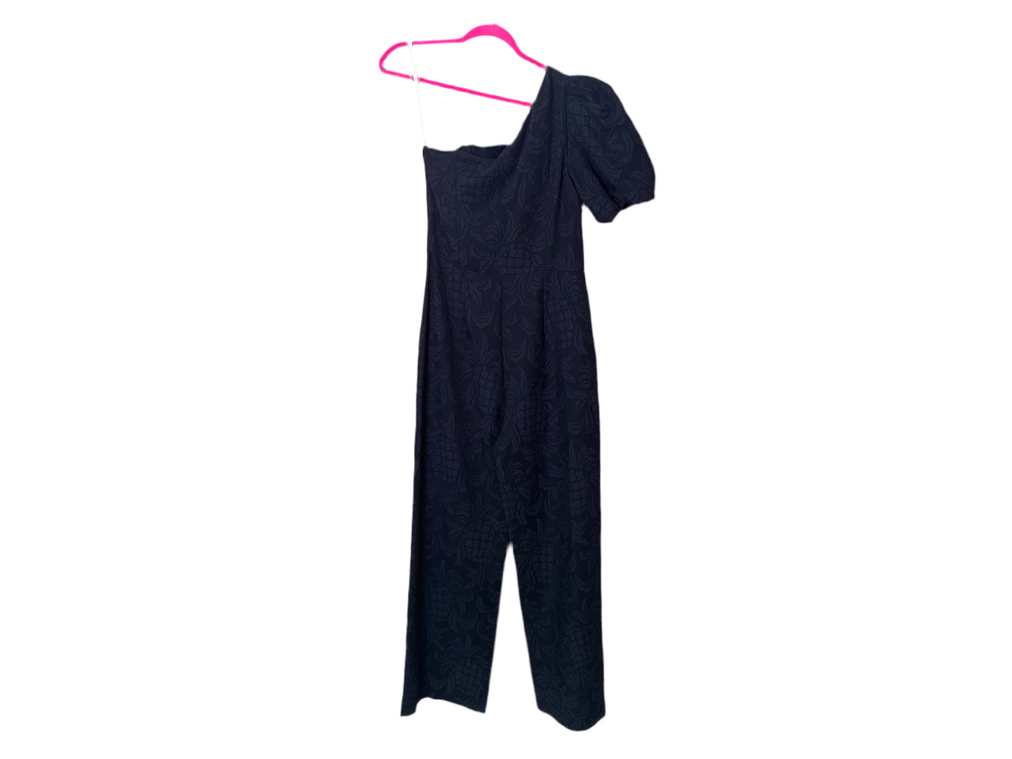 Lilly Pulitzer Black Brialyn One Shoulder Jumpsuit Size 4