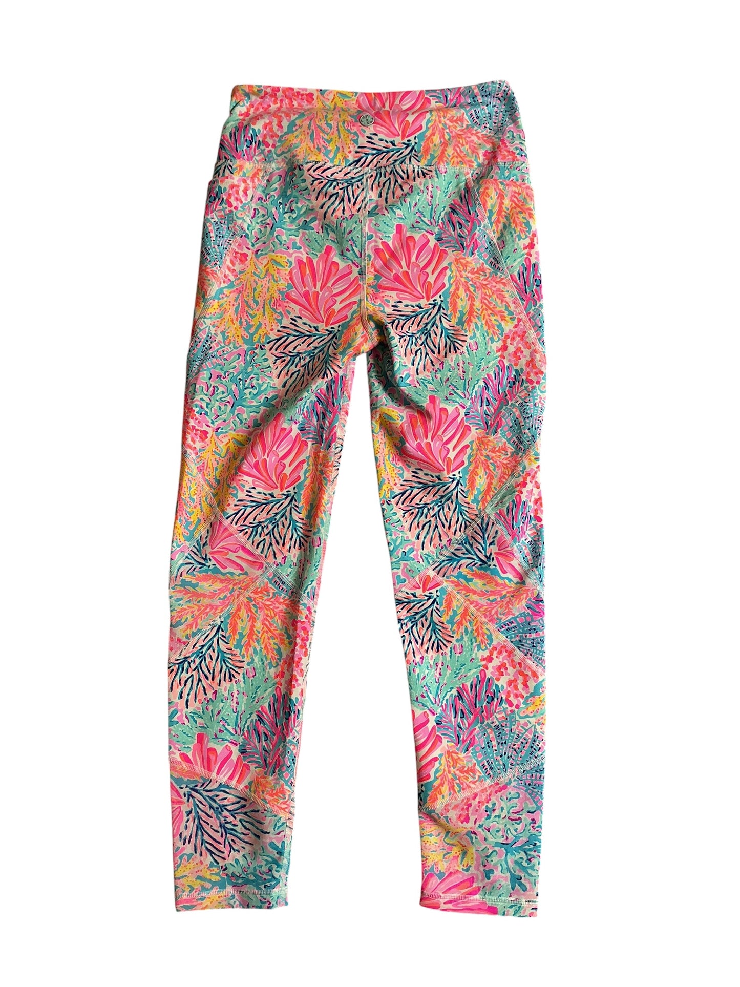 Lily Pulitzer Weekender High Rise Midi Legging - Multi Splashdance - Size S