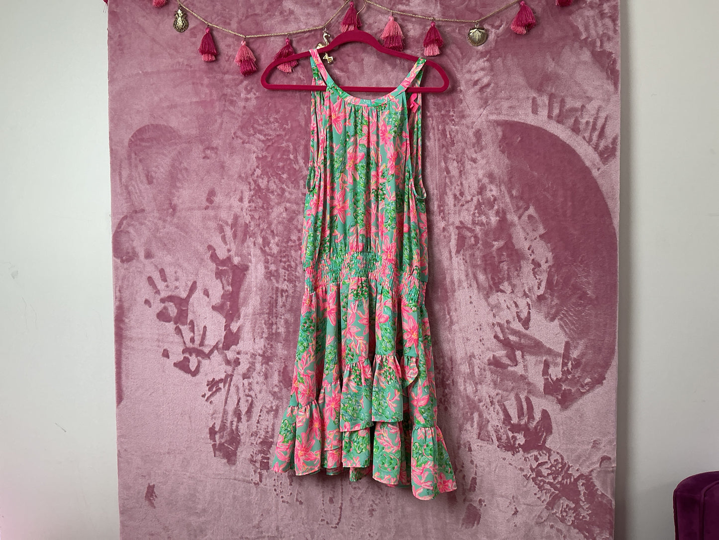 Lilly Pulitzer NWT Pamelyn Dress Surf Blue So Shellegant - Size 16