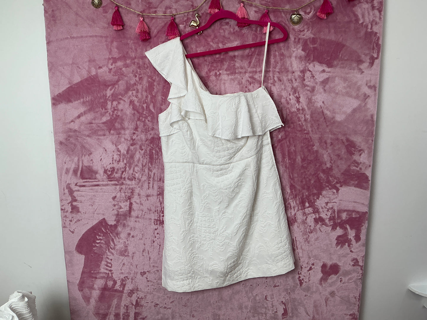 Lilly Pulitzer Romper NWT - Kipton Romper - Resort White - Pineapple Pucker Jacquard - Size 16