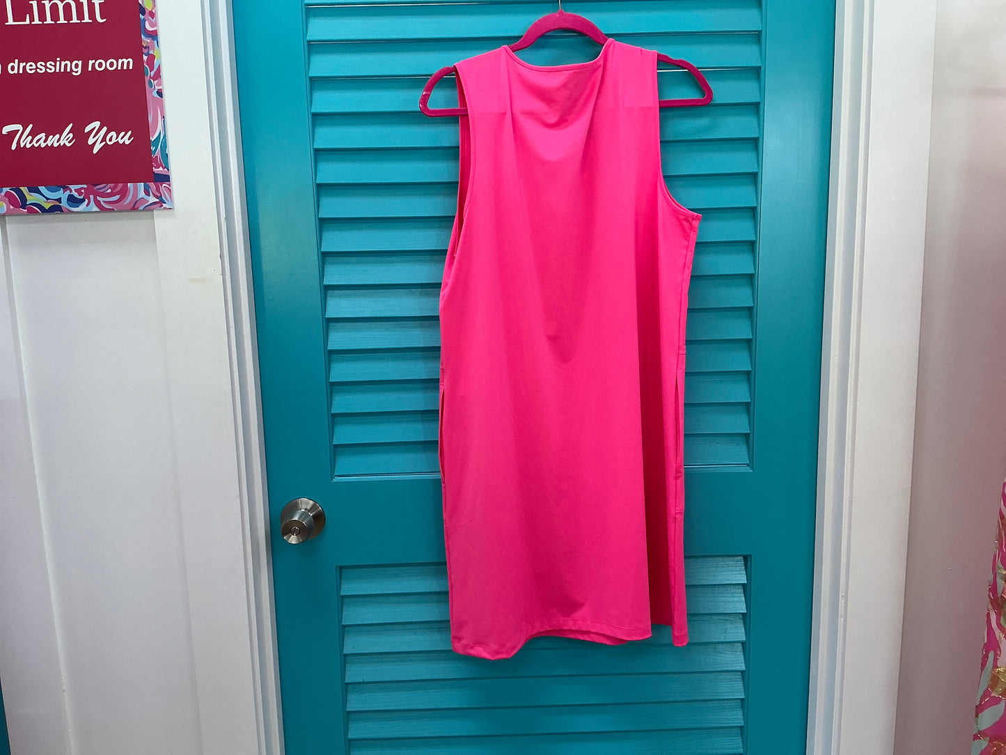 Lilly Pulitzer NWT Johanna Sleeveless Coverup Roxie Pink - Size L