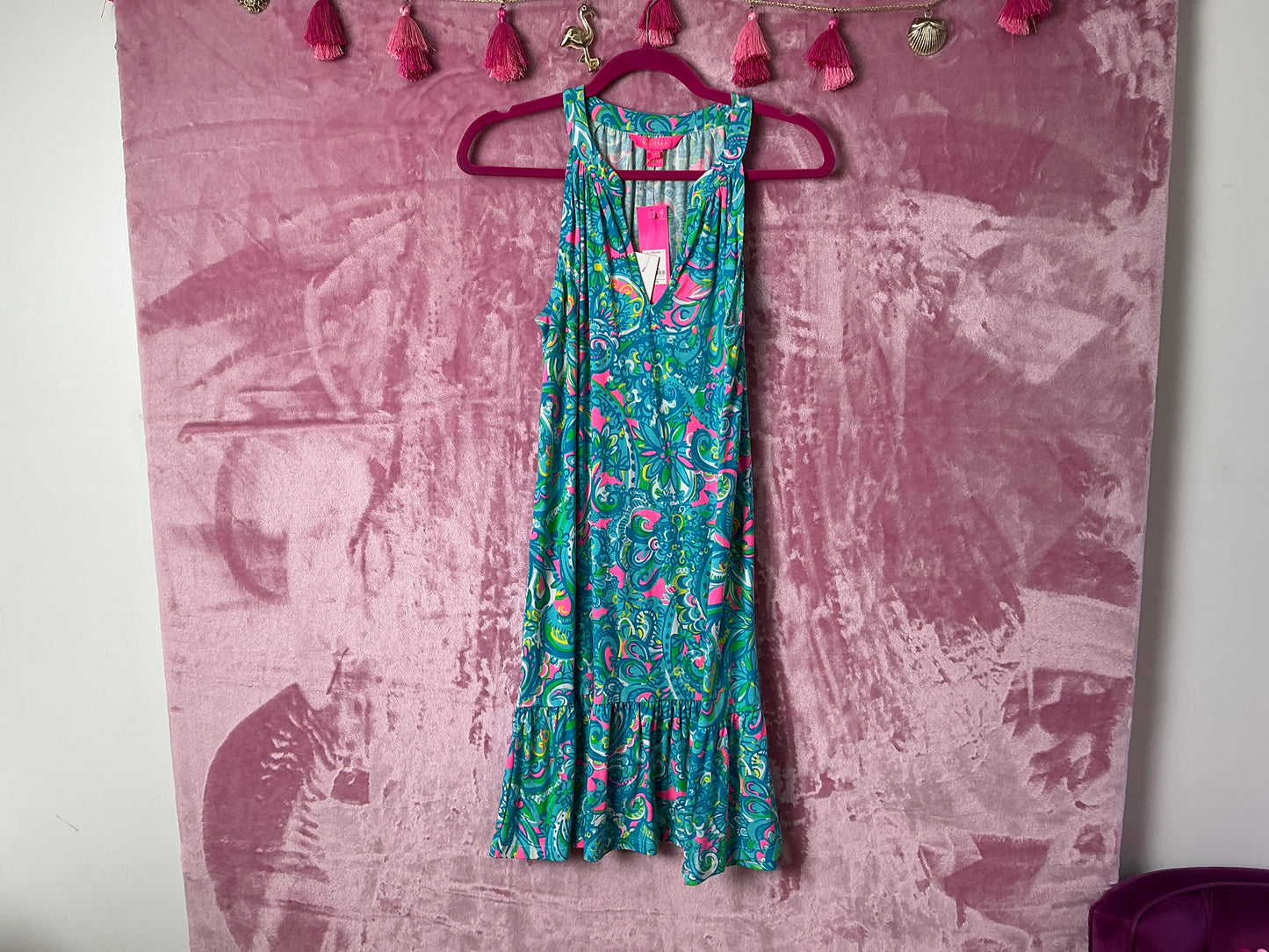 Lilly Pulitzer Dress NWT - Danberry Dress - Seabreeze Blue - Hey Gull Friend - Size XS