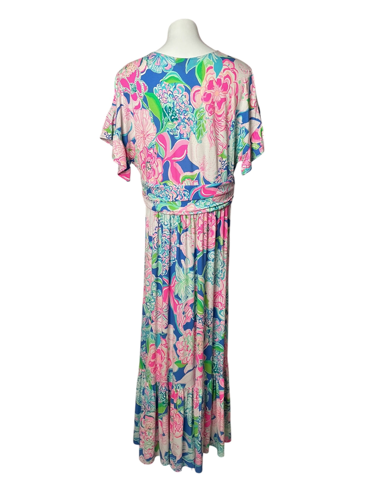Lilly Pulitzer Jessi Midi Dress Peony For Your Thoughts - Size XL