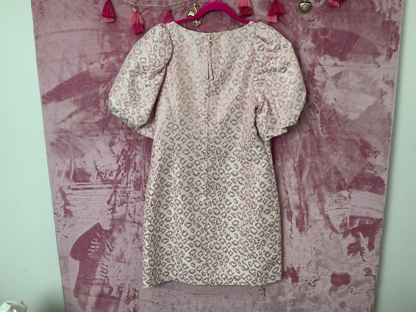Lilly Pulitzer Taffia Sheath Dress- Calla Lilly Pink Leopard - Size 12