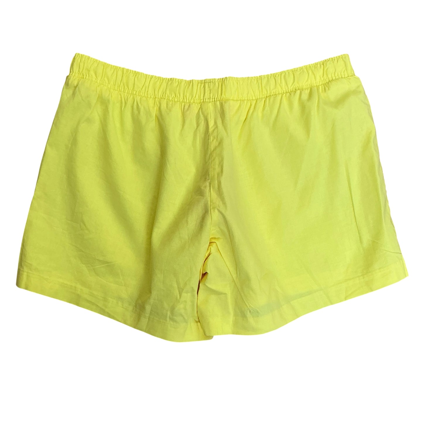 Lilly Pulitzer NWT Katia Embroidered Shorts Watch Hill Yellow Fiesta Embroidery - Size M