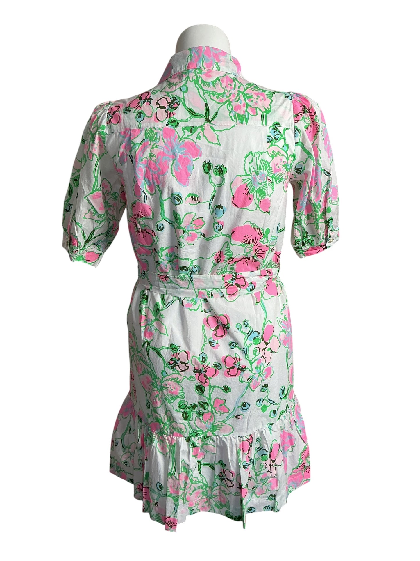 Lilly Pulitzer NWT Sashira Dress Multi Oversized Orchids - Size 12