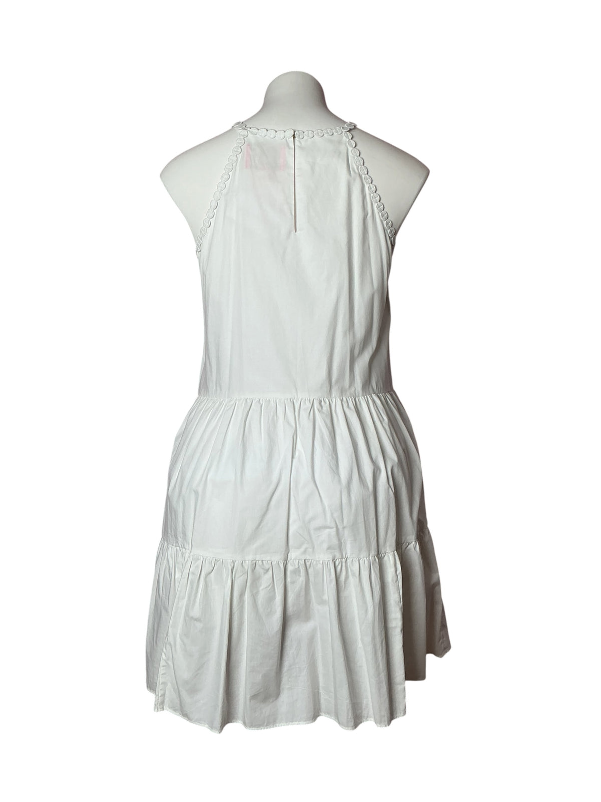 Lilly Pulitzer Britt Cotton Halter Dress Resort White - Size 2