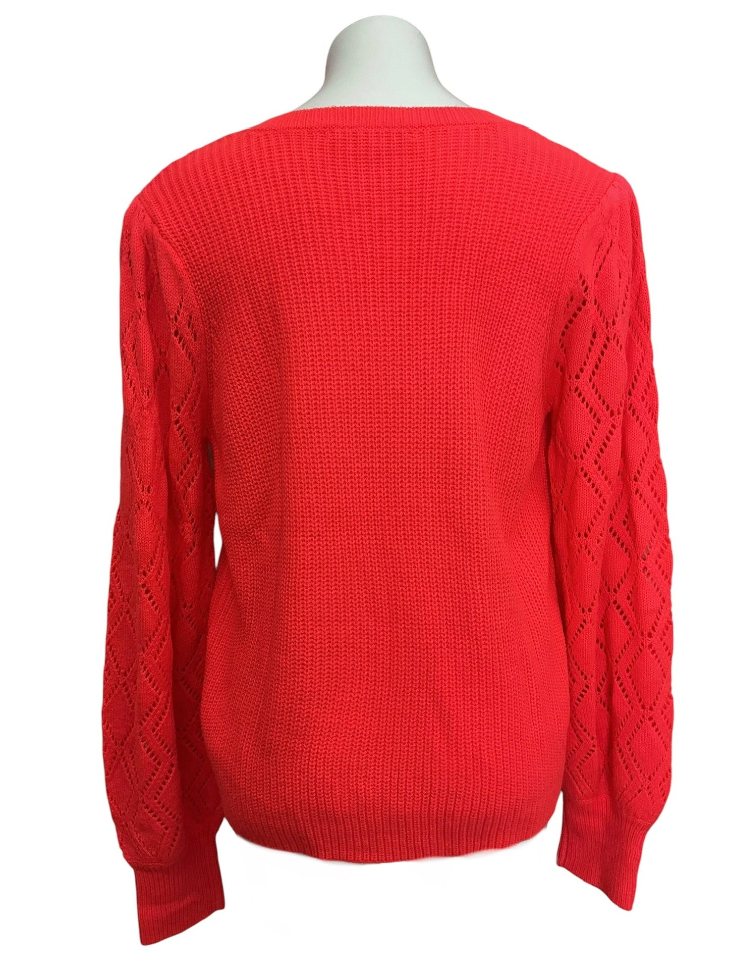 Lilly Pulitzer Luletta Sweater Spicy Coral - Size XL