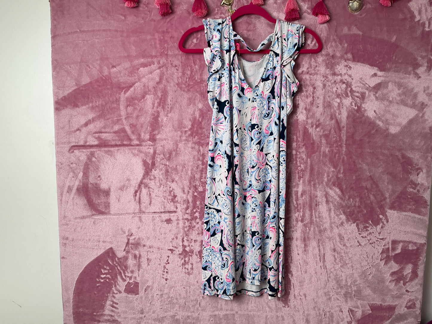 Lilly Pulitzer Dani Dress - High Tide Navy It's For Shore Dress - Size XS
