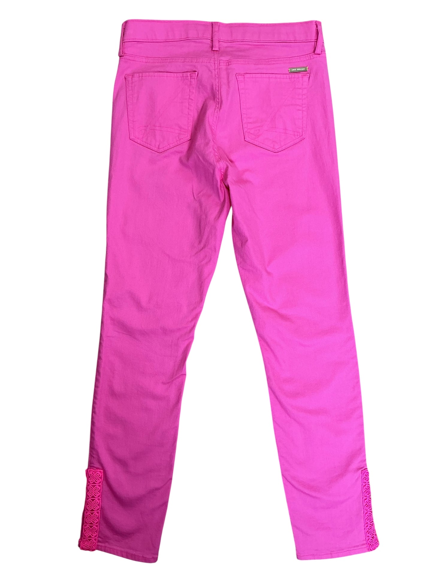 Lilly Pulitzer NWT South Ocean High Rise Pants Cherry Blossom Pink - Size 8