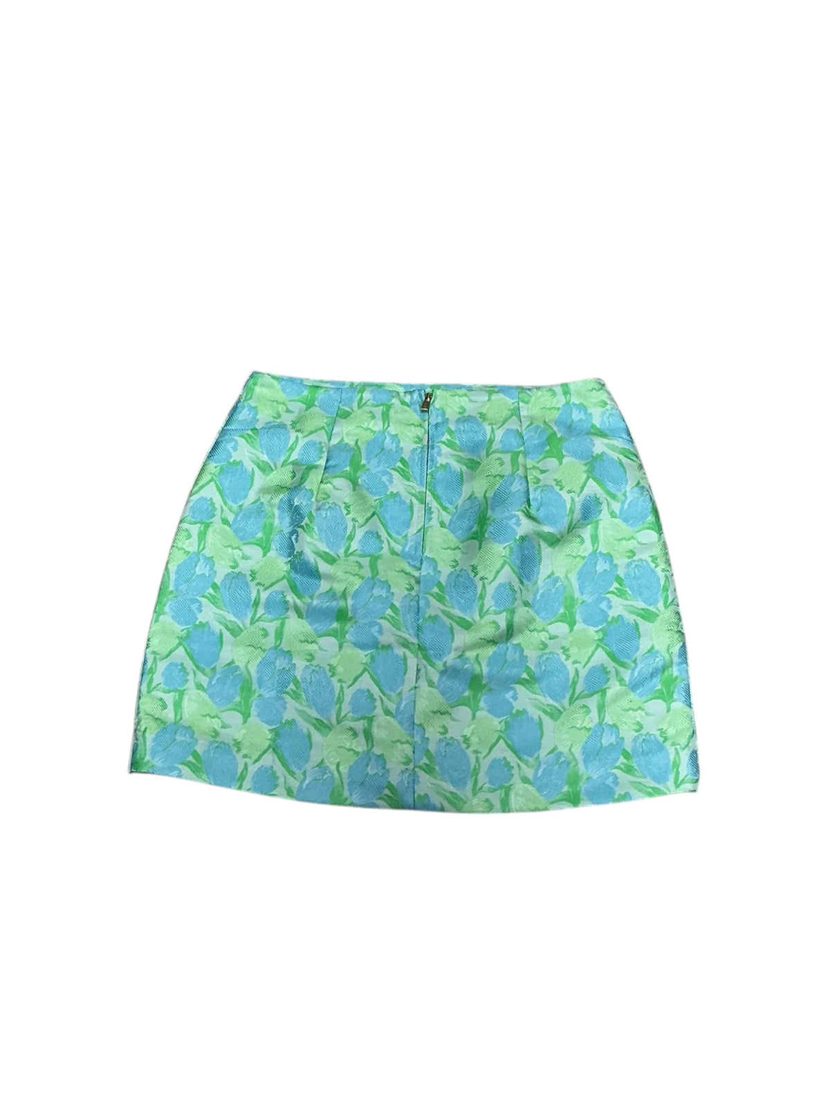 Lilly Pulitzer NWT Kels Mini Skirt Capri Blue Tulip Tango Jacquard - Size 6