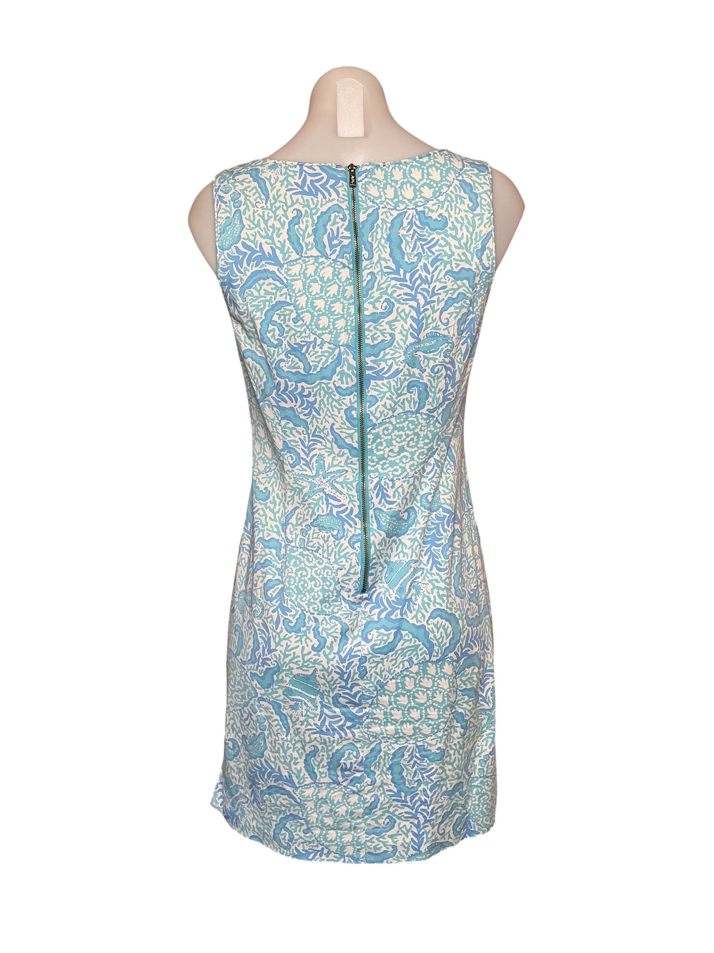 Lilly Pulitzer Shift Dress - Resort White Goombay Grooves - Size 00