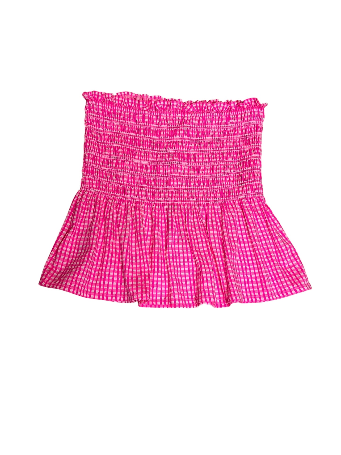 Lilly Pulitzer NWT Jadis Top Pink Isle Along The Same Line - Size S