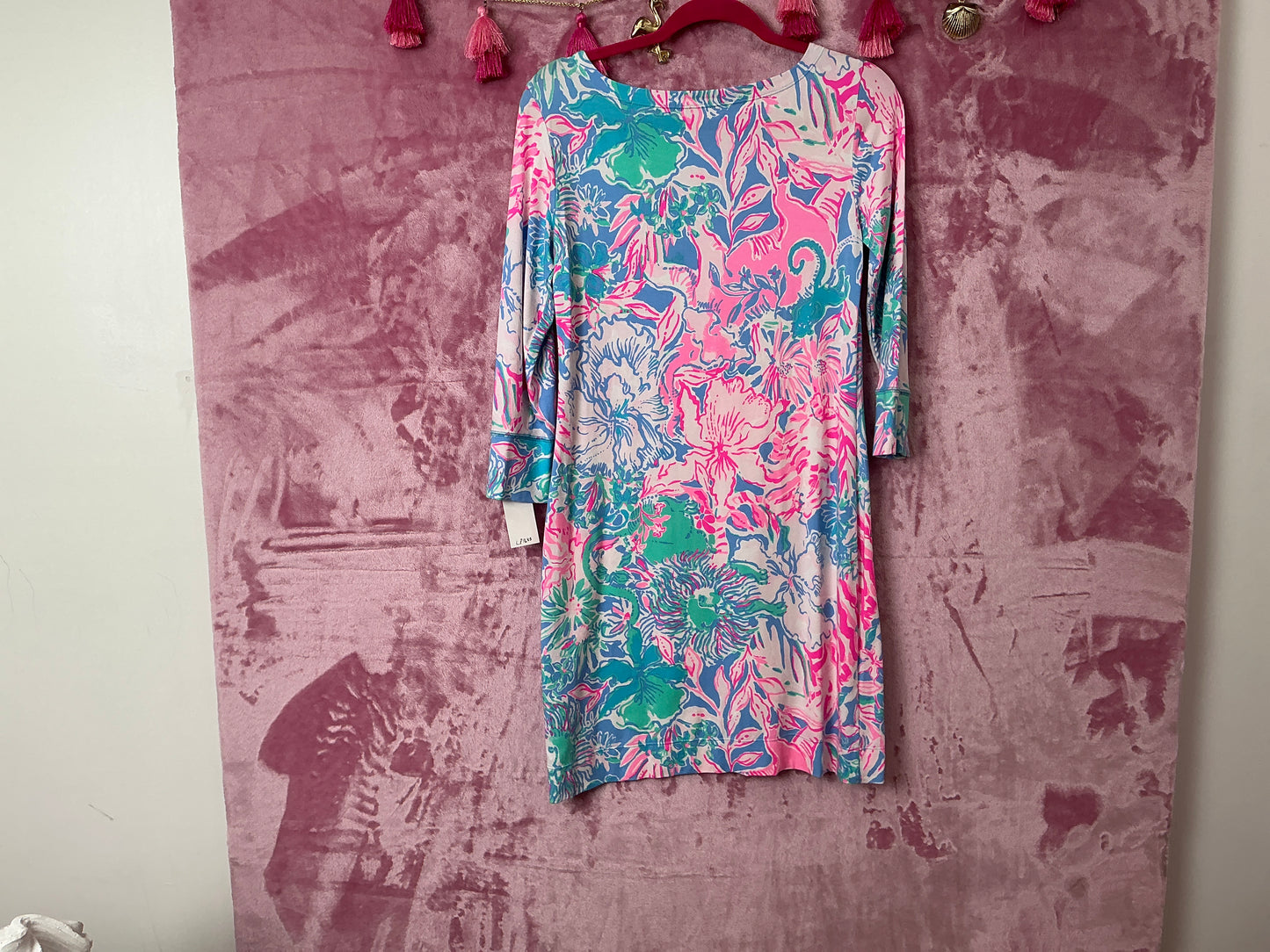 Lilly Pulitzer Sophie Dress - Blue Peri Viva La Lilly - Size S