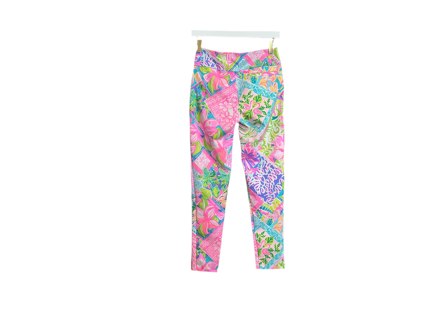 Lilly Pulitzer NWT Corso Pant UPF 50+ Block Party Gulf - Size 0