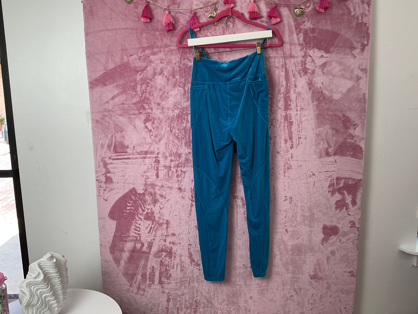 Lilly Pulitzer NWT Cassis Bra Tank UPF 50+ Teal Bay 2 PC - Size S