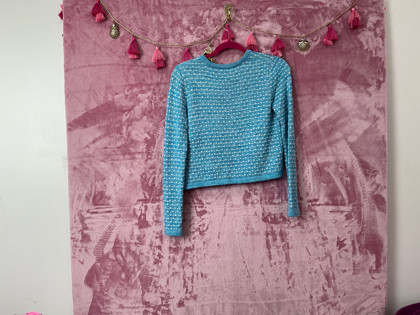 Lilly Pulitzer NWT Kianna Cardigan Cumulus Blue Metallic Marl - Size XXS