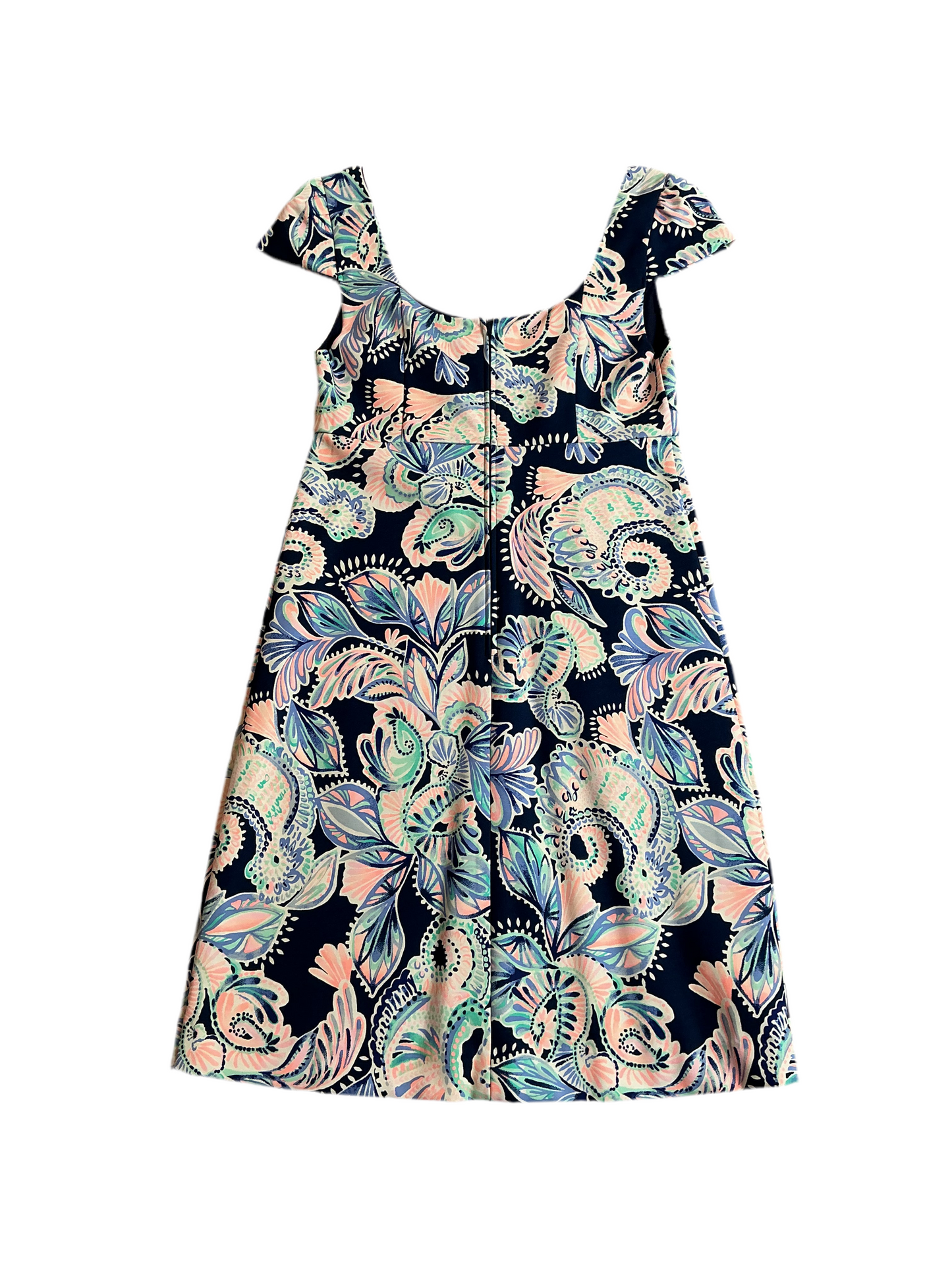Lilly Pulitzer NWT Laurent Dress High Tide Navy Holy Flockamole - Size 6