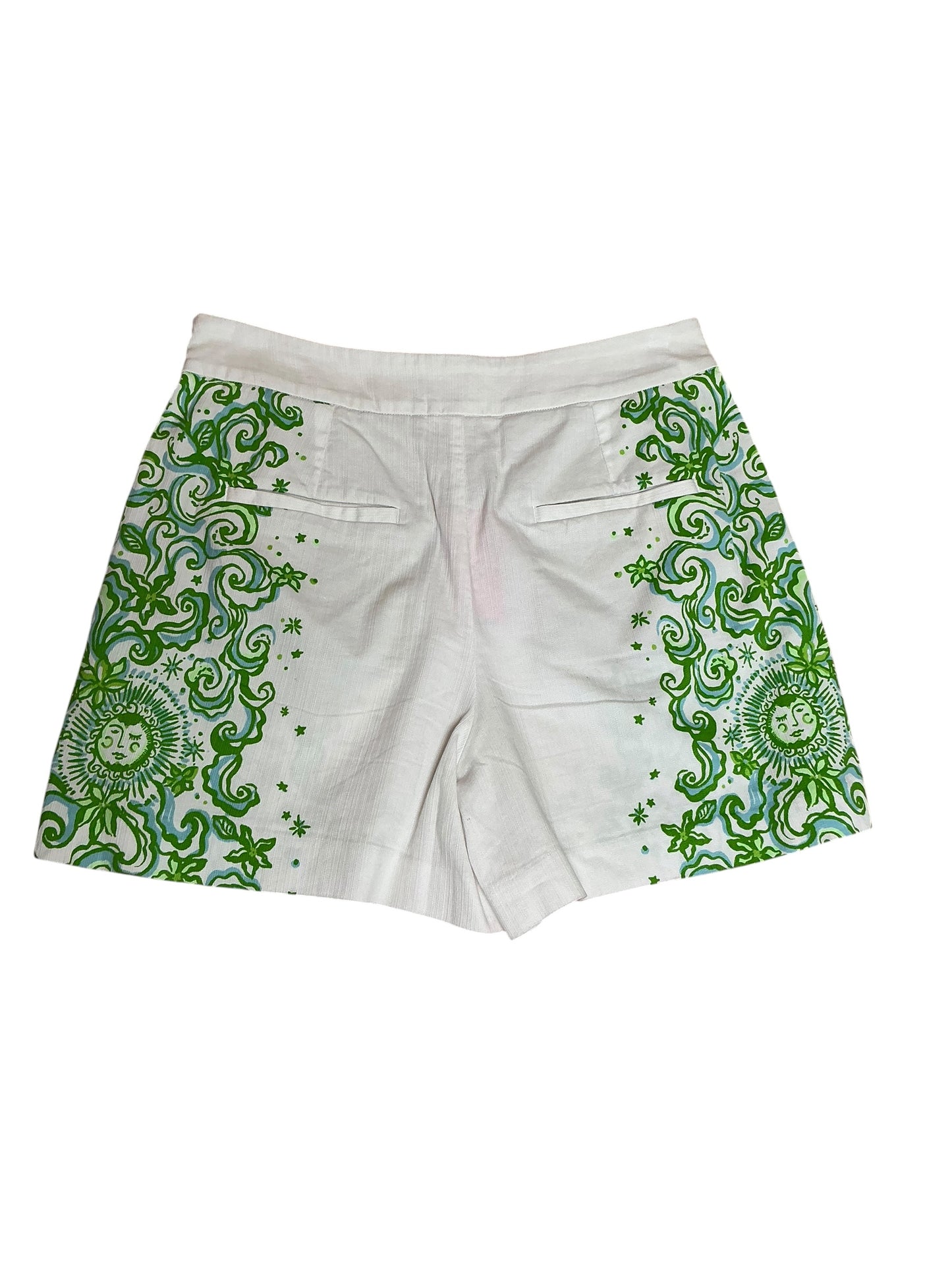 Lilly Pulitzer Sarissa Stretch Short Resort White Sol Mates Engineered Short - Size 8
