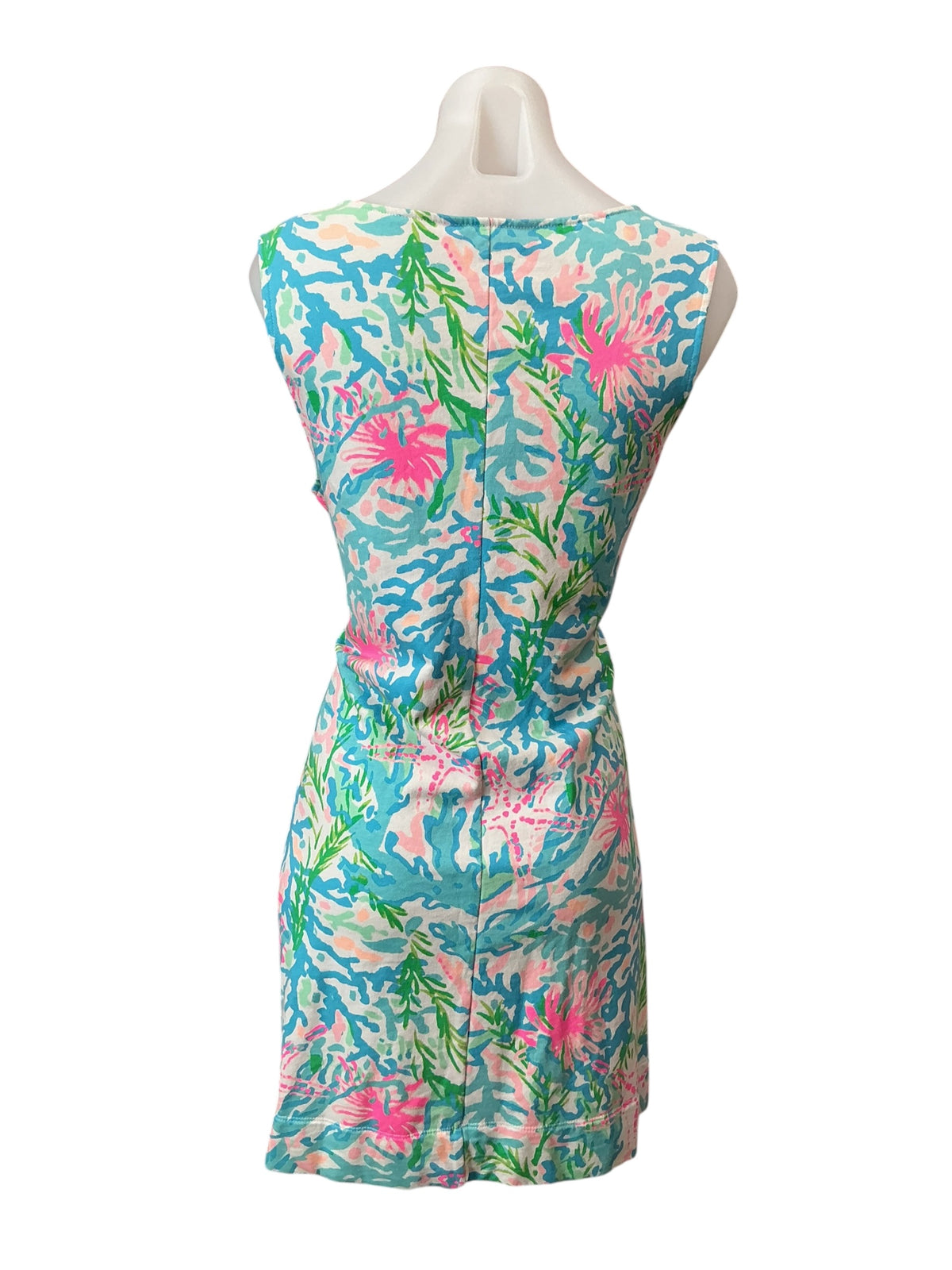 Lilly Pulitzer Harper Shift Dress Multi Coral Bay - Size L