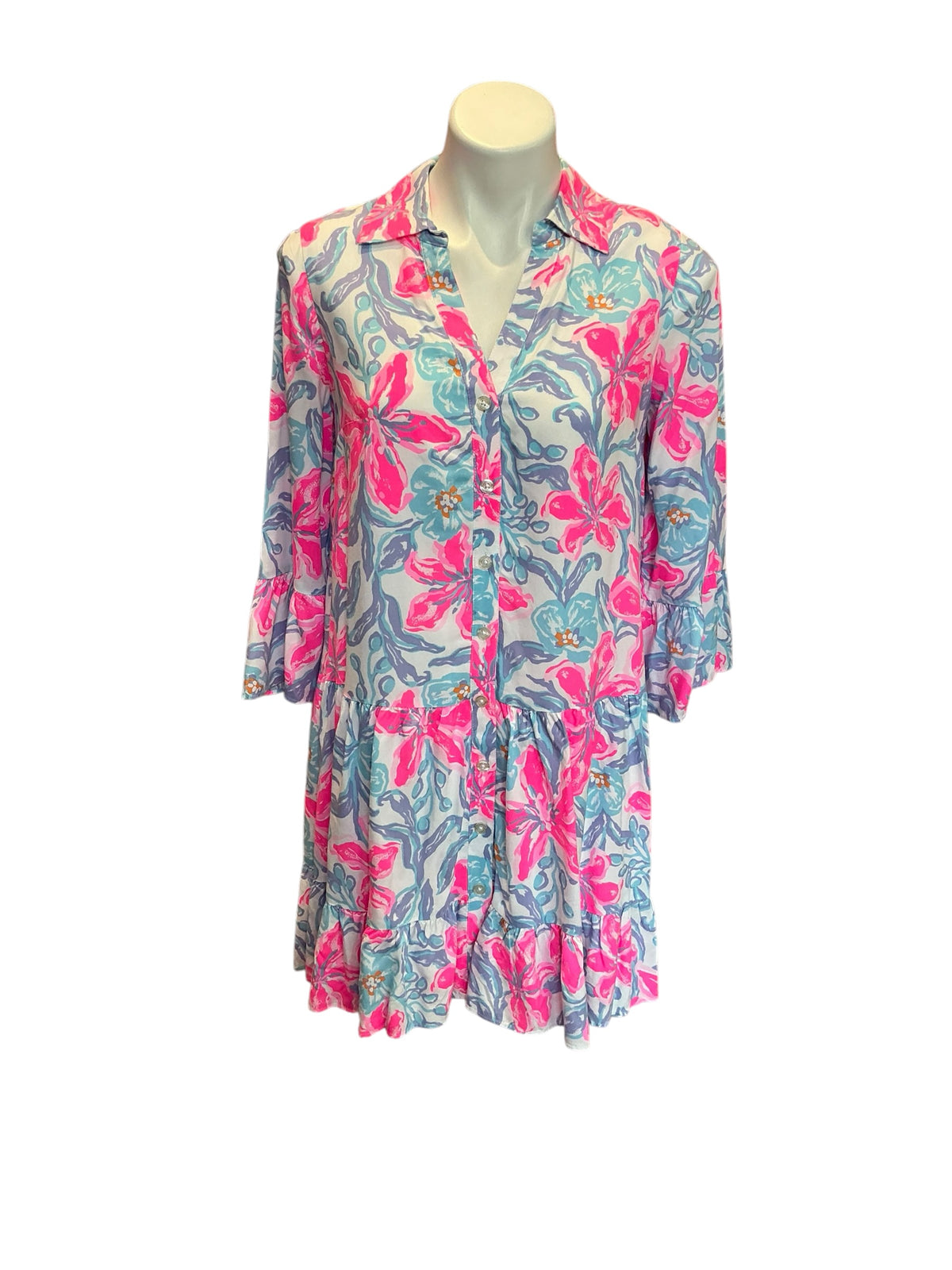 Lilly Pulitzer NWT Diantha Tunic Dress Multi Beachside Haven - Size 0