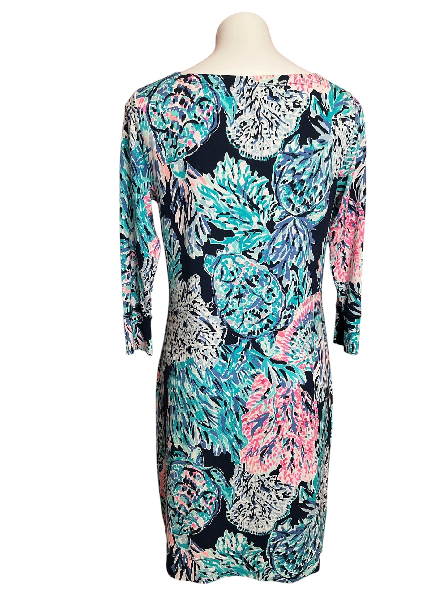 Lilly Pulitzer Sophie Dress High Tide Navy Party In Paradise - Size L