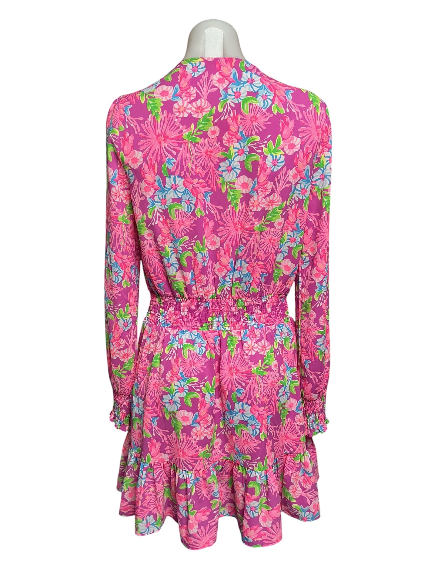 Lilly Pulitzer Cristiana Stretch Long Sleeve Minidress Moms the Word - 4