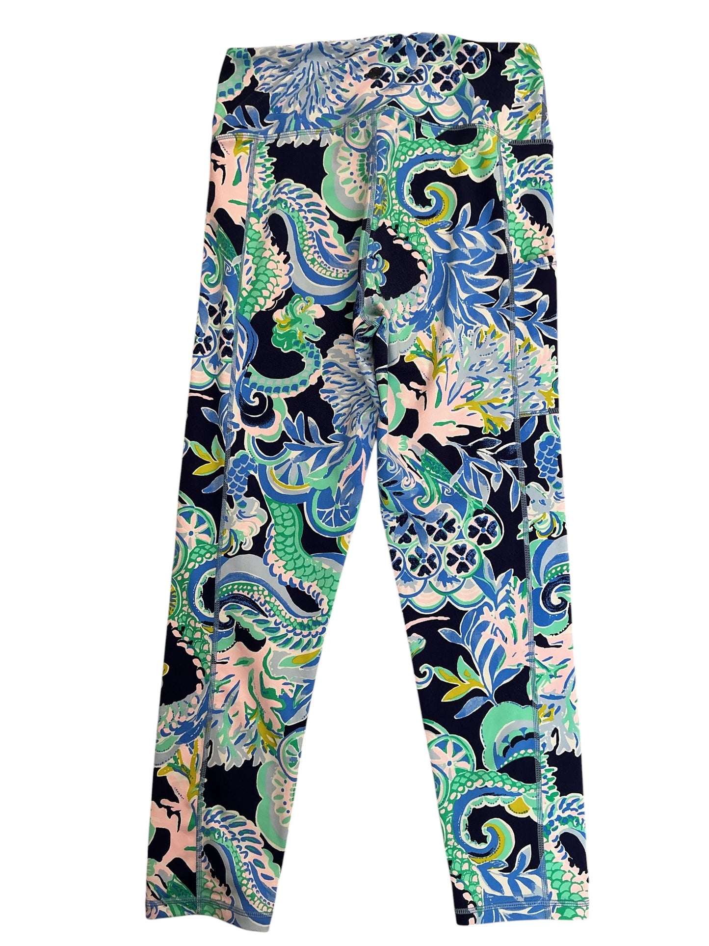 Lilly Pulitzer Luxletic Weekender Crop Leggings Sirens And Spirits - Size M