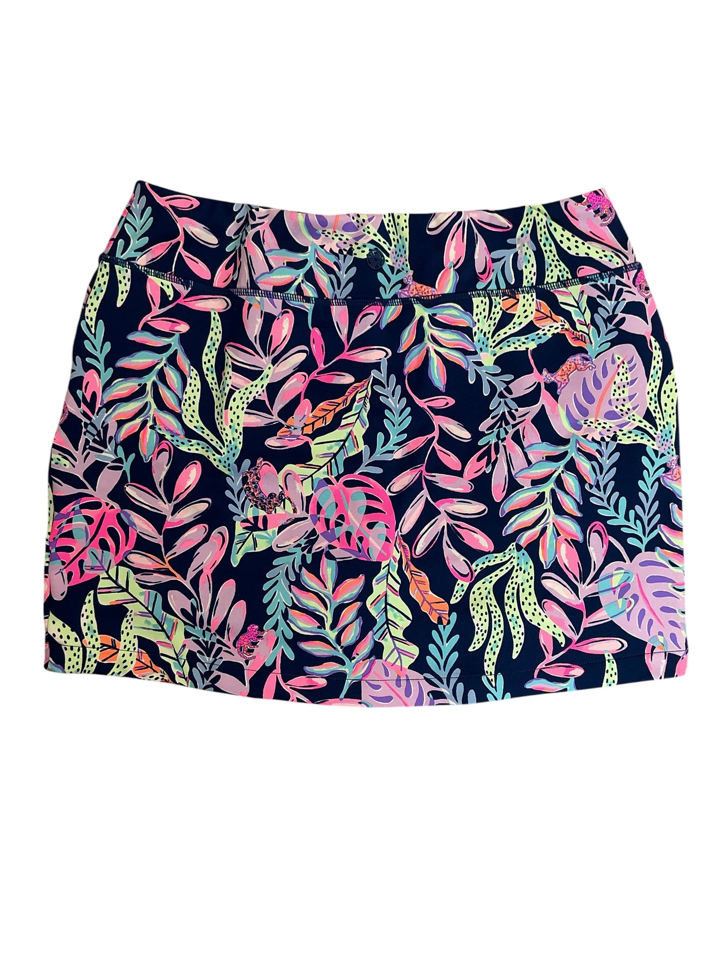Lilly Pulitzer Luxletic Sabbia Skort Oyster Bay Navy You’ve Been Spotted - Size L