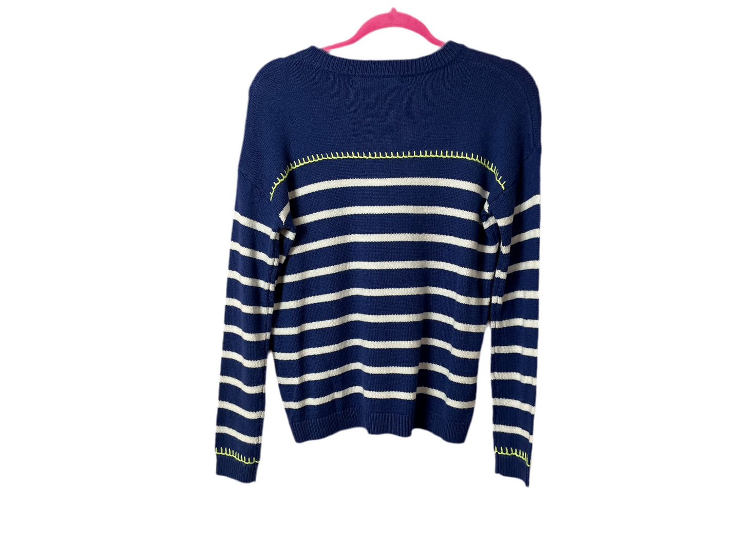 Lilly Pulitzer NWT - Kyren Sweater - Blue Med Never Ending Stripe - Size XXS